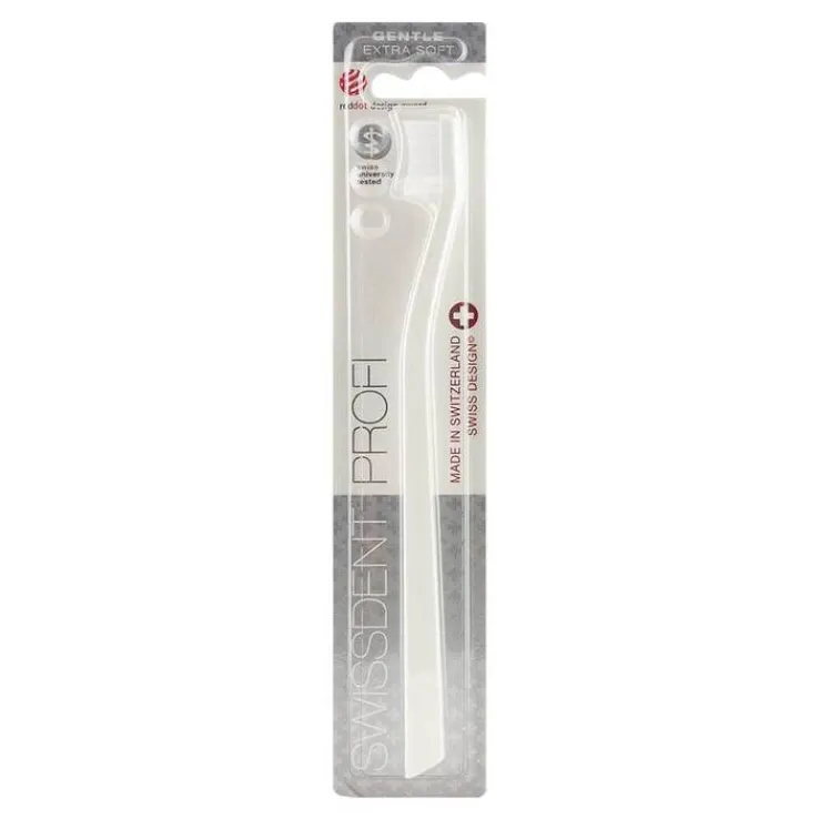 Swissdent Profi Gentle Zahnbürste extra-soft weiß, 1 St