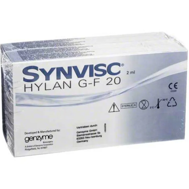 Synvisc Hyaluronsäure Spritzampullen, 3 St