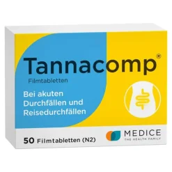Tannacomp® Filmtabletten bei akutem Durchfall , 50 St