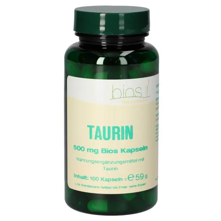 Taurin 500 mg Bios Kapseln, 100 St