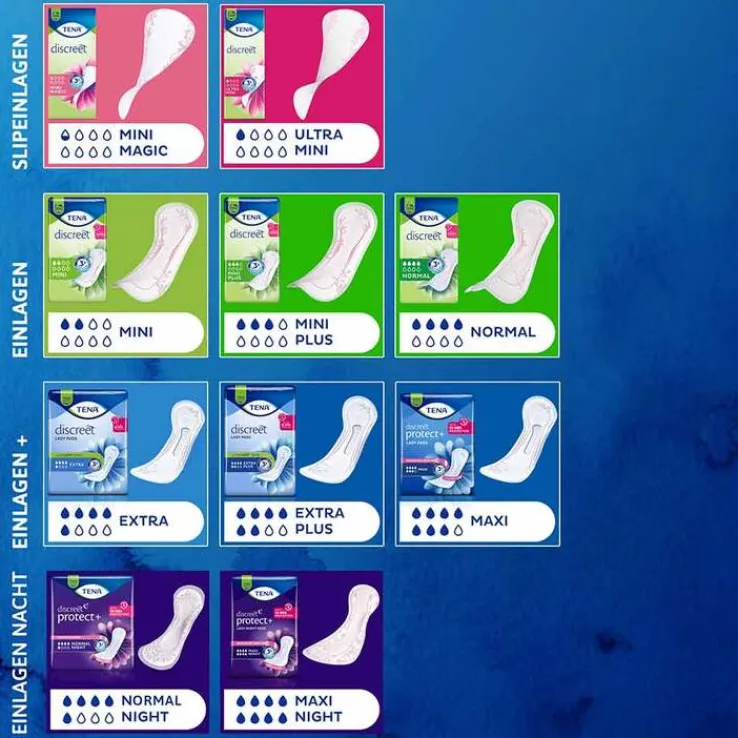 TENA® discreet Lady Pads Extra bei Inkontinenz, 12X20 St