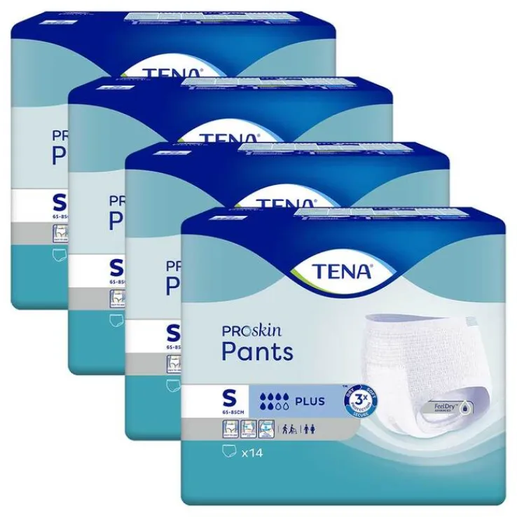 TENA Pants Plus S bei Inkontinenz, 4X14 St