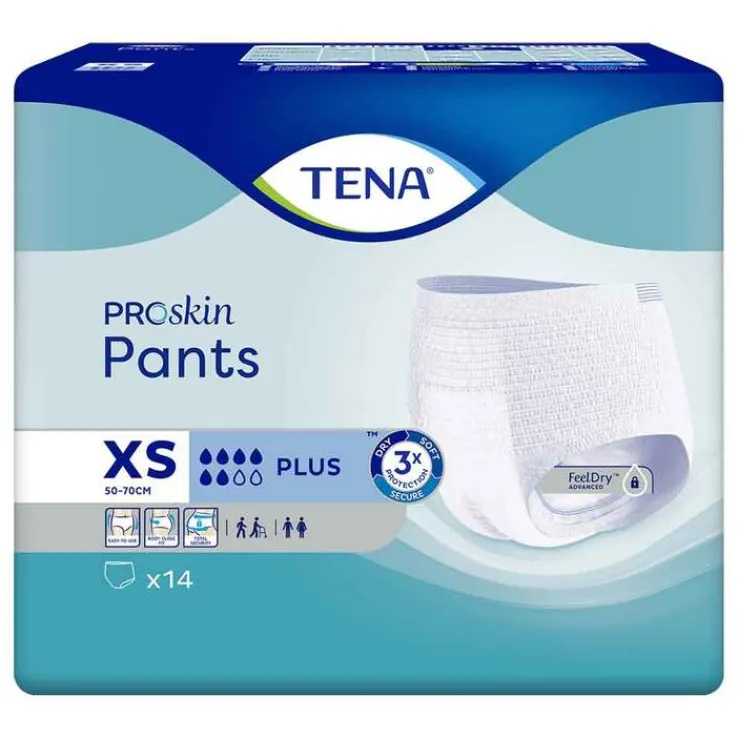TENA Pants Plus XS bei Inkontinenz, 14 St