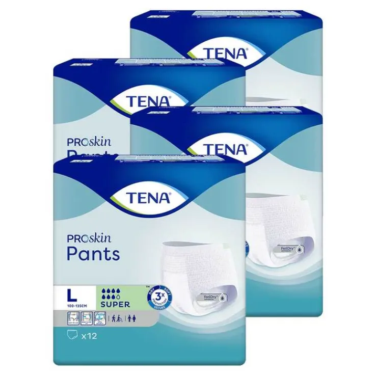TENA Pants Super L bei Inkontinenz, 4X12 St