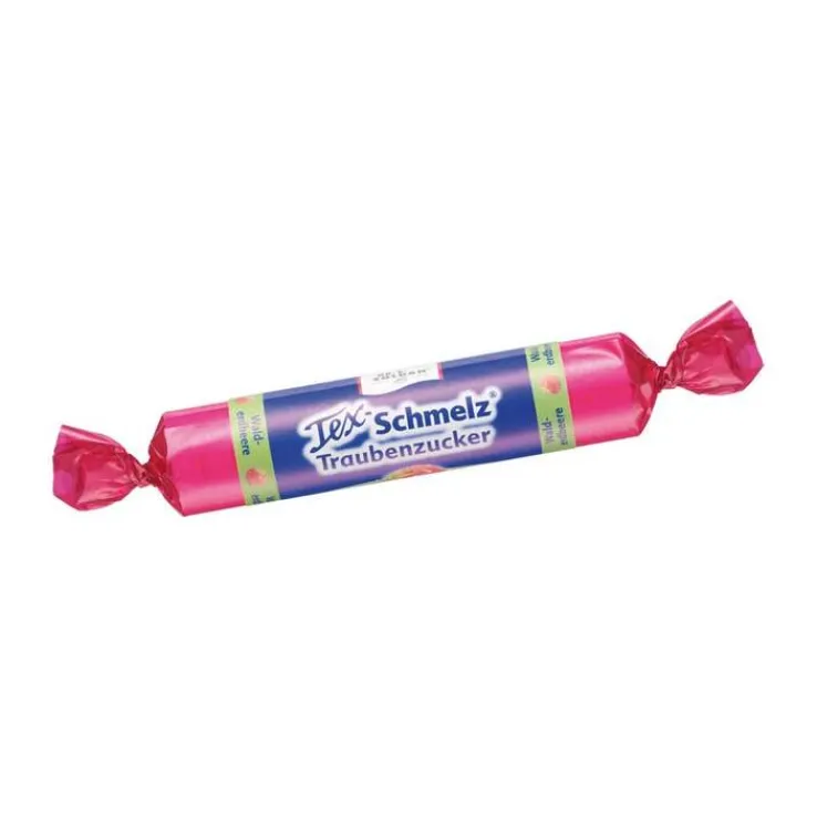 Tex-Schmelz Traubenzucker Walderdbeere, 33 g