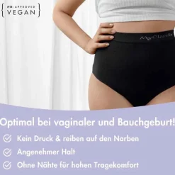 The Support Panty Wochenbett Unterhose XL schwarz, 1 St
