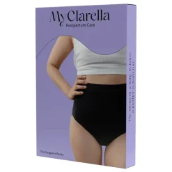The Support Panty Wochenbett Unterhose M schwarz, 1 St