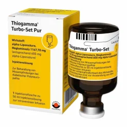 Thiogamma Turbo Set Pur Injektionsflaschen, 50 ml