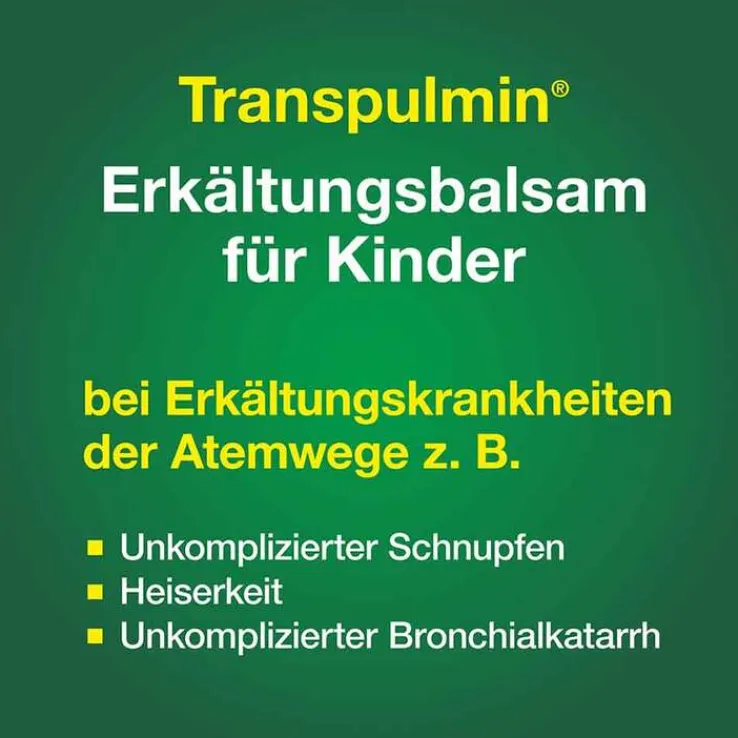 Transpulmin® Erkältungsbalsam für Kinder, 20 g