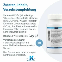 Ubiquinol Coenzym Q10 reduziert 100 mg Kapseln, 60 St