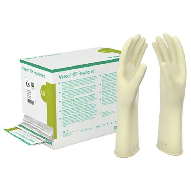 Vasco OP Powdered Handschuhe Latex Größe 8,0 naturweiß, 2X50 St