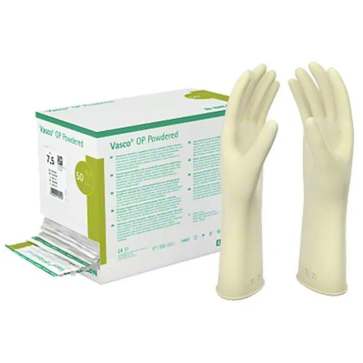 Vasco OP Powdered Handschuhe Latex Größe 7,0 naturweiß, 2X50 St