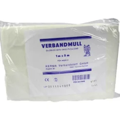 Verbandmull 1x5m unsteril, 1 St