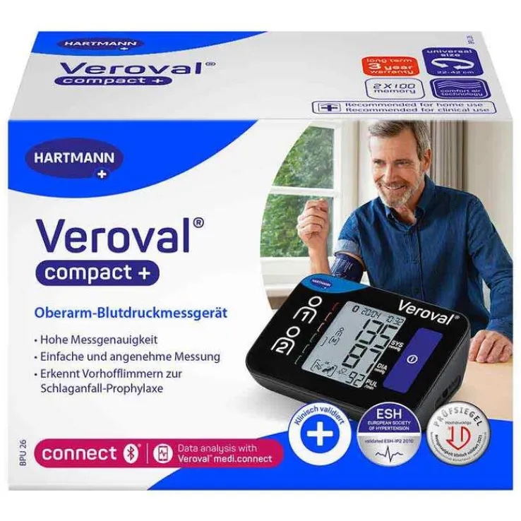 Veroval® compact + Oberarm-Blutdruckmessgerät, 1 St