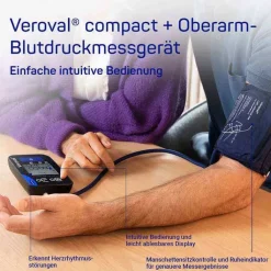 Veroval® compact + Oberarm-Blutdruckmessgerät, 1 St
