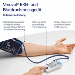 Veroval® EKG- und Blutdruckmessgerät, 1 St
