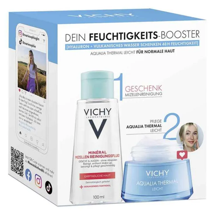 Vichy Aqualia Thermal leicht + PT Mizelle Coffret, 1 P