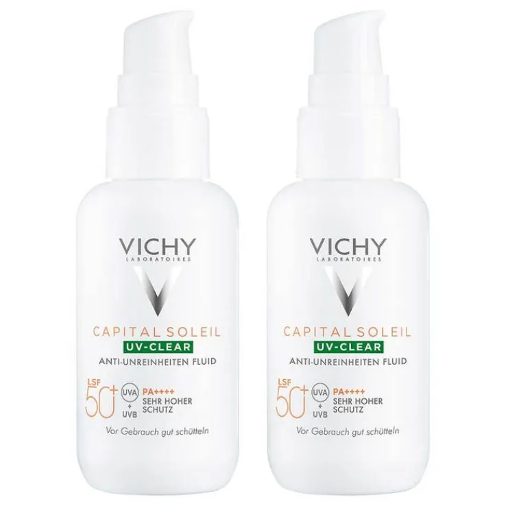 Vichy Capital Soleil UV-Clear LSF 50 + , 2x40 ml