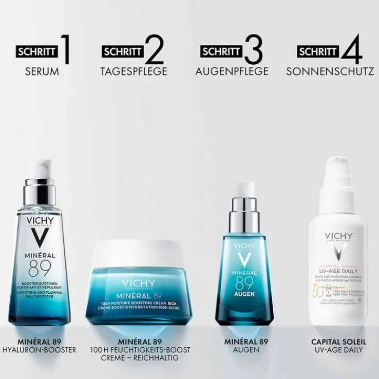 Vichy Mineral 89 100h Creme reichhaltig mit Duft, 50 ml