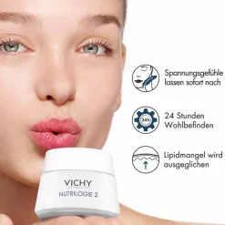 Vichy Nutrilogie 2 Tagespflege für sehr trockene Haut, 50 ml