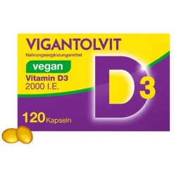 Vigantolvit 2000 I.E. Vitamin D3 vegan Weichkapseln , 120 St