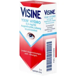 Visine® Yxin® Hydro 0,5 mg/ml Augentropfen, 15 ml