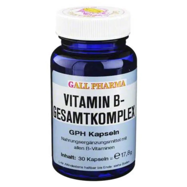 Vitamin B Gesamtkomplex Kapseln, 30 St