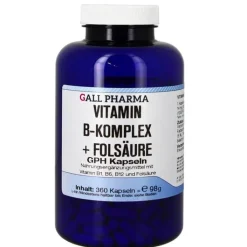 Vitamin B Komplex + Folsäure GPH Kapseln, 360 St