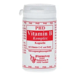 Vitamin B Komplex mit Vitamin C + E und Biotin Kapseln, 60 St
