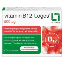 Vitamin B12-Loges 500 µg Kapseln, 120 St