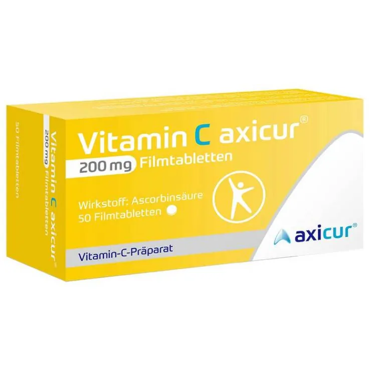 Vitamin C axicur® 200 mg Filmtabletten, 50 St