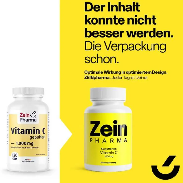 Vitamin C Kapseln 1000 mg gepuffert, 120 St