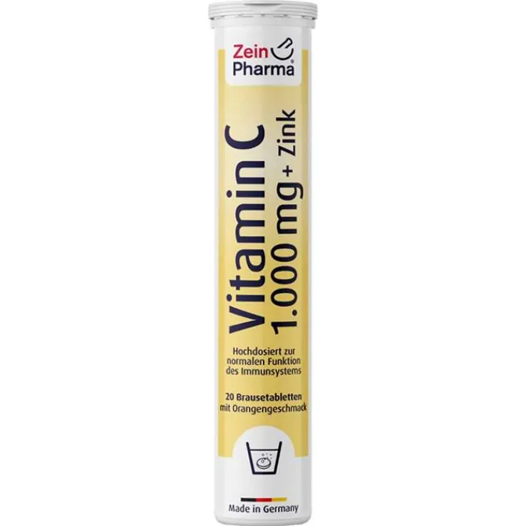 Vitamin C 1000 mg + Zink Brausetabletten, 20 St