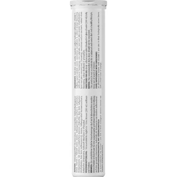 Vitamin C 1000 mg + Zink Brausetabletten, 20 St