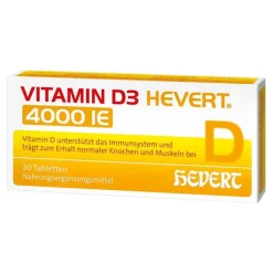 Vitamin D3 Hevert 4.000 I.E. Tabletten, 30 St