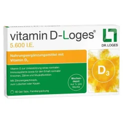 Vitamin D-Loges 5.600 I.E. Kautabletten, 60 St