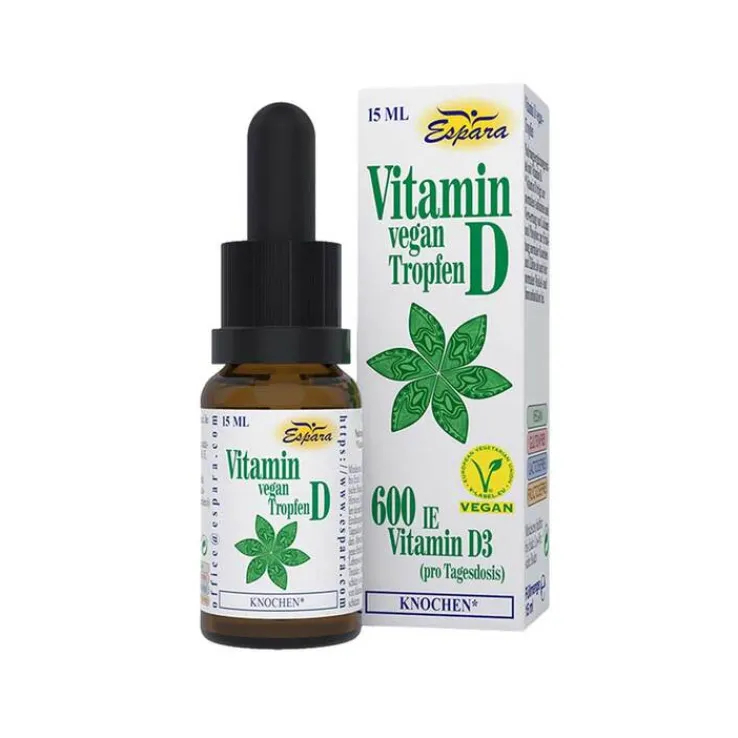 Vitamin D Tropfen vegan, 15 ml