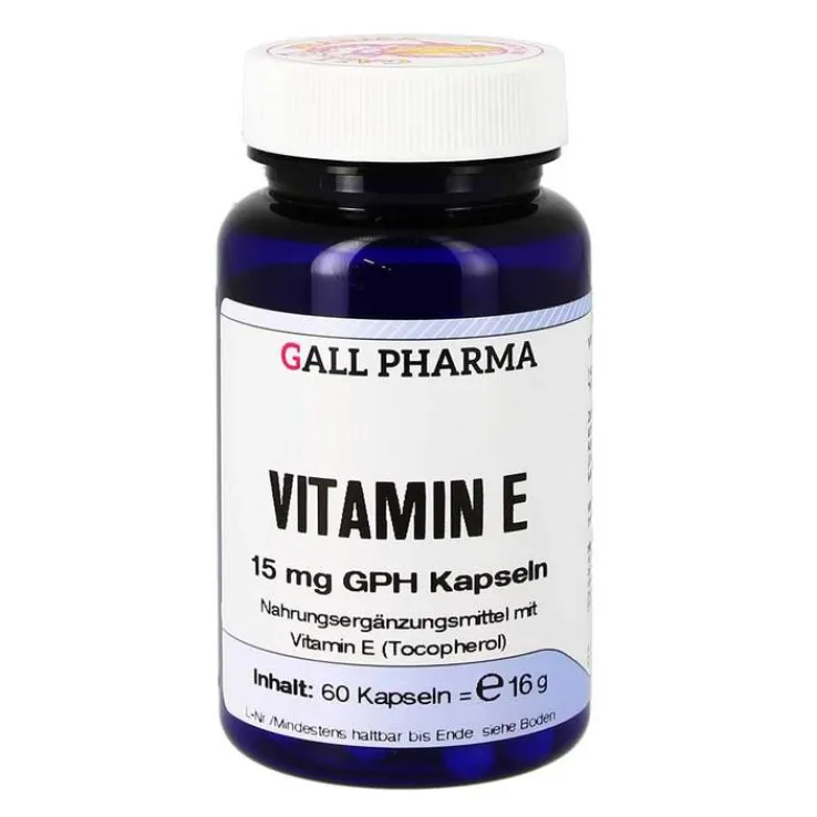 Vitamin E 15 mg GPH Kapseln, 60 St