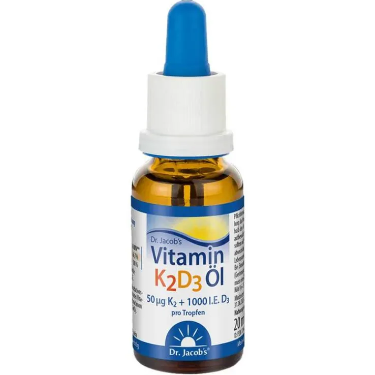 Vitamin K2D3 Öl Dr. Jacob`s, 20 ml