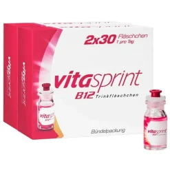 vitasprint B12 Trinkfläschchen mit Vitamin B12 für mehr Energie, 2X30 St