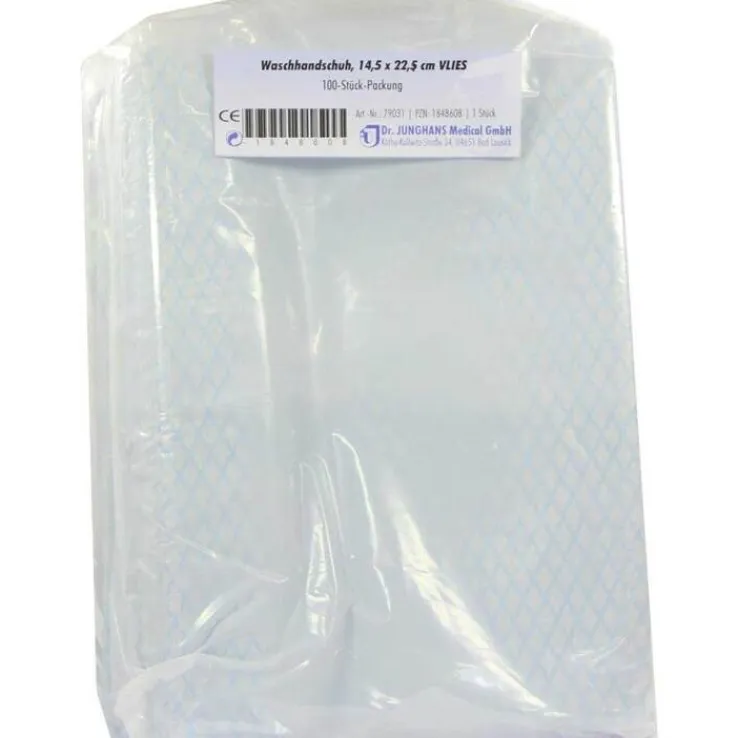 Waschhandschuhe Vlies 14,5x2, 100 St