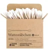 Wattestäbchen aus Bambus & Bio-Baumwolle Hydrophil, 100 St
