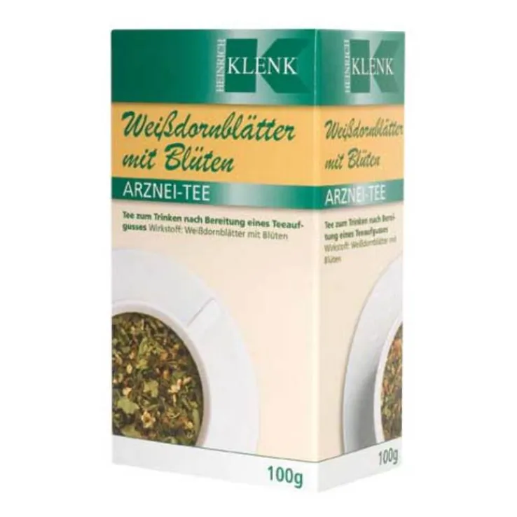 Weissdorn Blätter mit Blüten Tee, 100 g