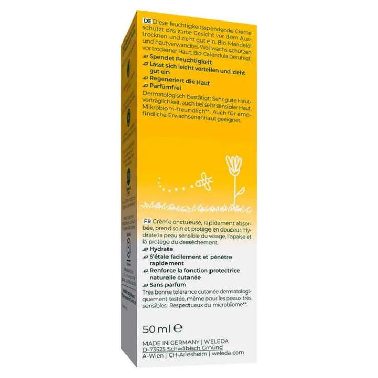 Weleda Calendula Gesichtscreme parfümfrei, 50 ml