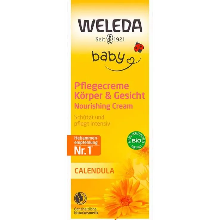 Weleda Calendula Pflegecreme Körper & Gesicht, 75 ml