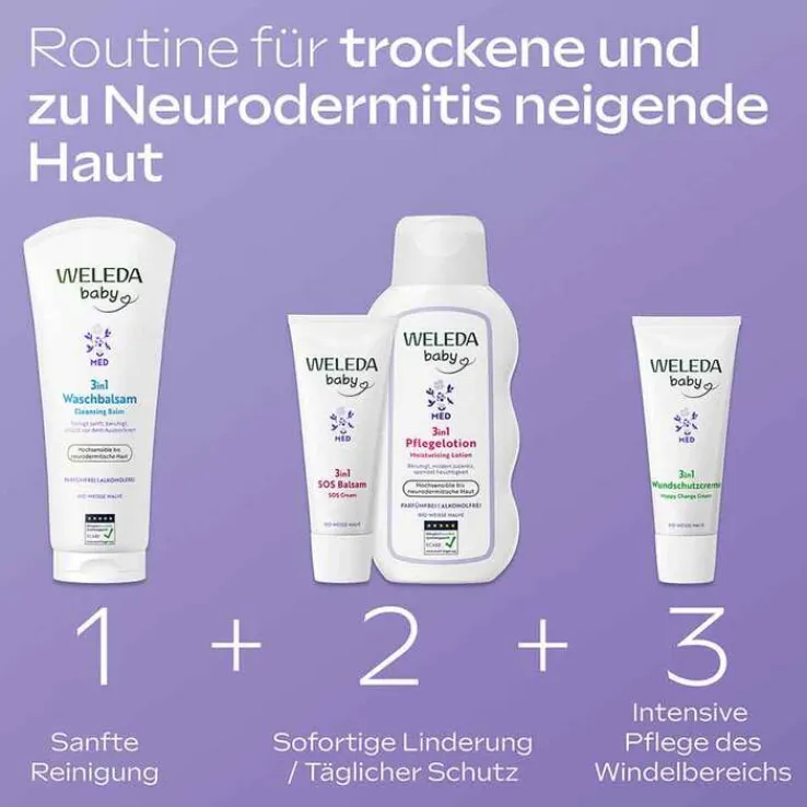 Weleda 3in1 SOS Balsam weiße Malve, 10 ml