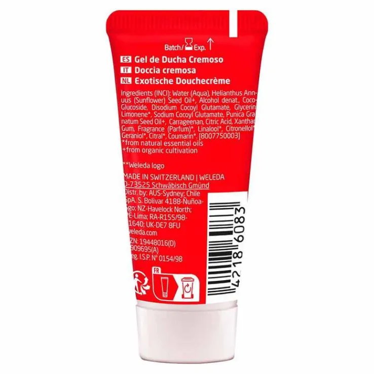 Weleda Inspire Shower Cream Granatapfel , 20 ml