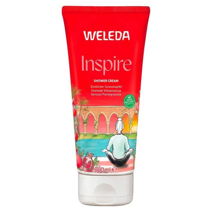 Weleda Inspire Shower Cream Granatapfel, 200 ml