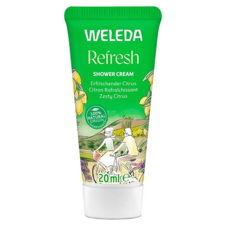 Weleda Refresh Shower Cream Citrus, 20 ml