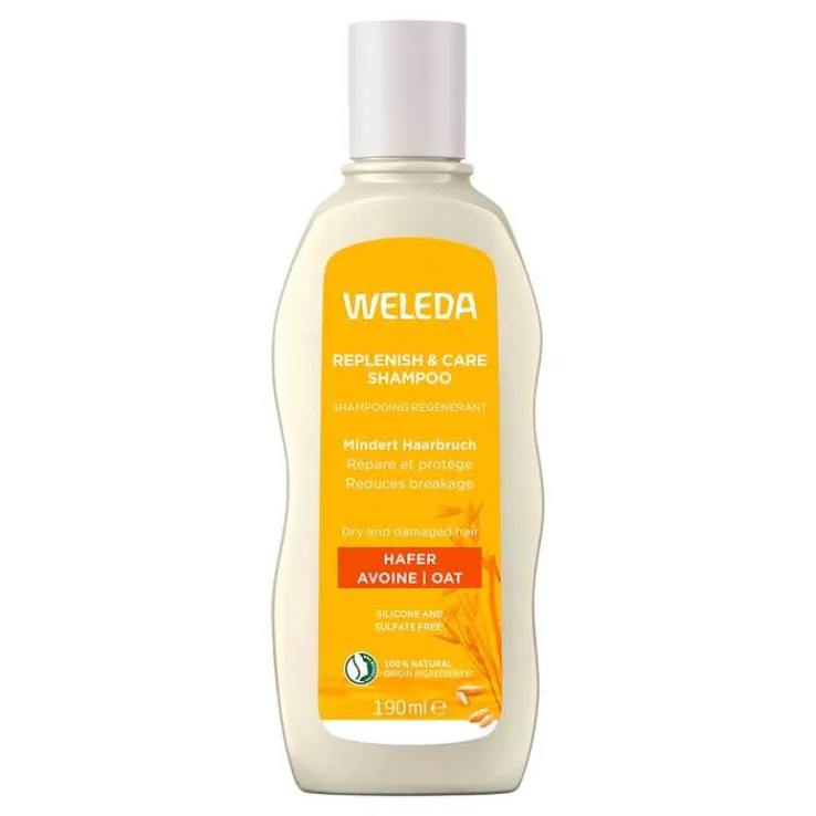 Weleda Replenish & Care Shampoo Hafer, 190 ml